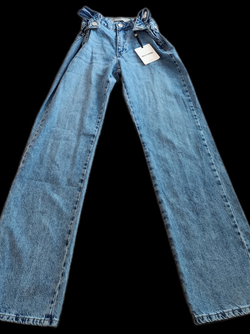 Nocturne Grocery Bag Waist Wide-Leg Jeans Women's EU 36 (US ~4-6) NWT